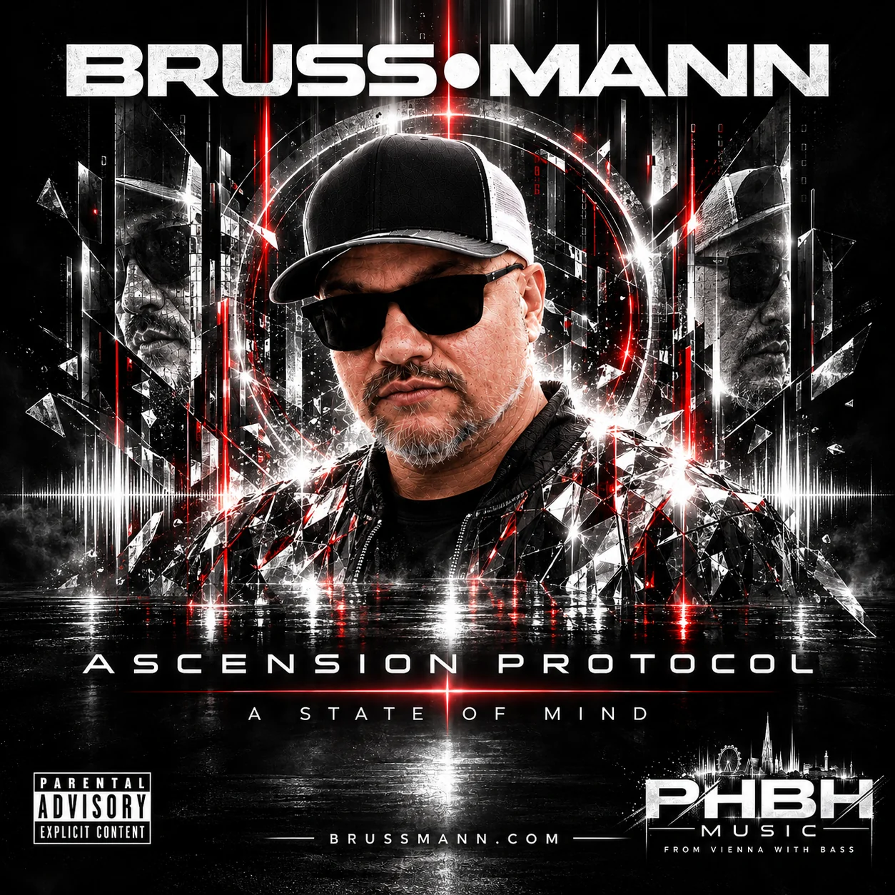 ASCENSION PROTOCOL — A STATE OF MIND, BRUSS·MANN debut album cover
